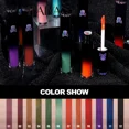 thumbnail image 5 of 4pcs Matte Lipstick Set Waterproof Sexy Green Purple Black Lip Gloss Shiny Lip Tint Halloween Lip Makeup Tool Korean Cosmetics, 5 of 5
