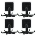thumbnail image 3 of WHAMVOX  4 Pcs Utensils Holder Rotating Rotary Folding Sticky Hook Wall Mount, 3 of 8