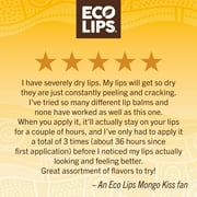 Eco Lips Organic Mongo Kiss Moisturizing Lip Balm, Vanilla Honey, 8-Count (0.15 oz. tubes)