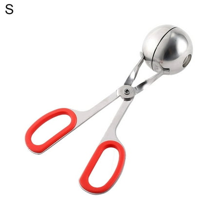 

Meat Baller None-Stick Meatball Maker with Anti-Slip Handles Stainless Steel Meat Baller Tongs Cake Pop Ice Tongs Cookie Dough Scoop for Kitchen