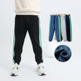 thumbnail image 4 of CONZONE Boys Baggy Sweatpants Wide Leg Sweat Pants for Child Elastic Waist Drawstring Back To School Fall Winter Athletic Jogger Pants with Pockets, 4 of 9