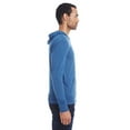 thumbnail image 3 of Unisex Triblend Full-Zip Light Hoodie - ROYAL BLK TRBLND - XL, 3 of 3