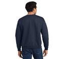thumbnail image 3 of Hanes Mens Ultimate Cotton Crewneck Sweatshirt -WD60 Heavyweight Fleece Sweatshirt, (3XL Navy), 3 of 5