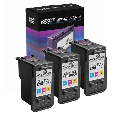 Speedy Remanufactured Cartridge Replacement for Canon CL241XL High-Yield (Color  3-Pack)