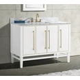thumbnail image 3 of Avanity MASON-V48-BKG Mason 48" Single Free Standing Wood Vanity Cabinet Only - Black, 3 of 7