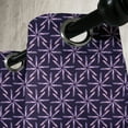 thumbnail image 3 of Ambesonne Geometric Grommet Curtain, Abstract Pattern Winter, 50" x 96", Mauve Lavender Purple, 3 of 6
