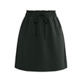thumbnail image 7 of Soft Sweat Skirts for Women A Line Elastic Summer Drawstring Short Golf Casual Skirt with Pockets Women's Solid Color Workout Mini Skirt, 7 of 7