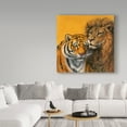 thumbnail image 3 of Trademark Fine Art 'Lion & Tiger' Canvas Art by Harro Maass, 3 of 3
