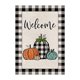 thumbnail image 1 of Bandera de jardín YOUSIM Decoraciones de Halloween Calabazas a cuadros, 1 of 4