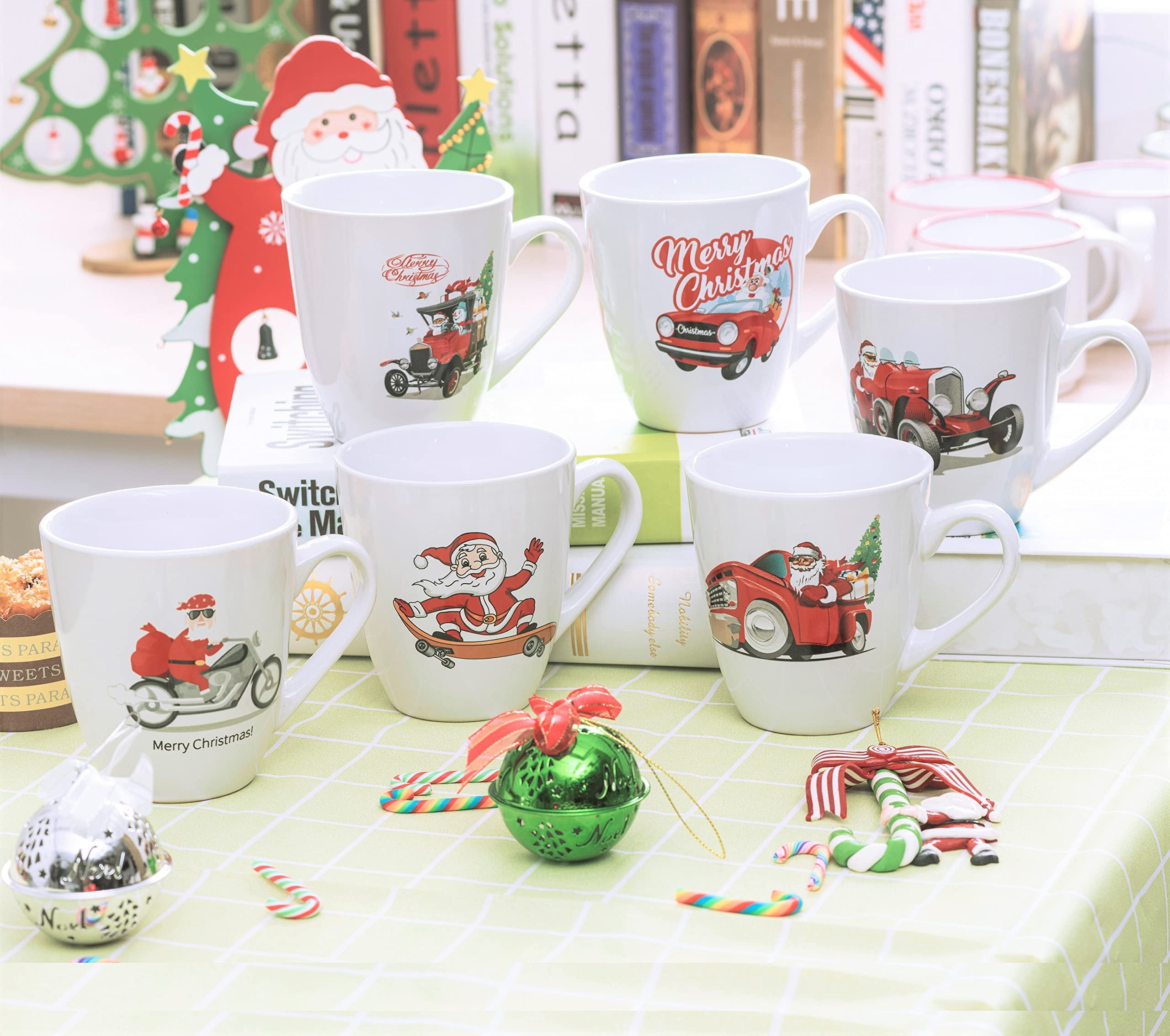 Christmas Travel Mugs - 16 oz, Assorted