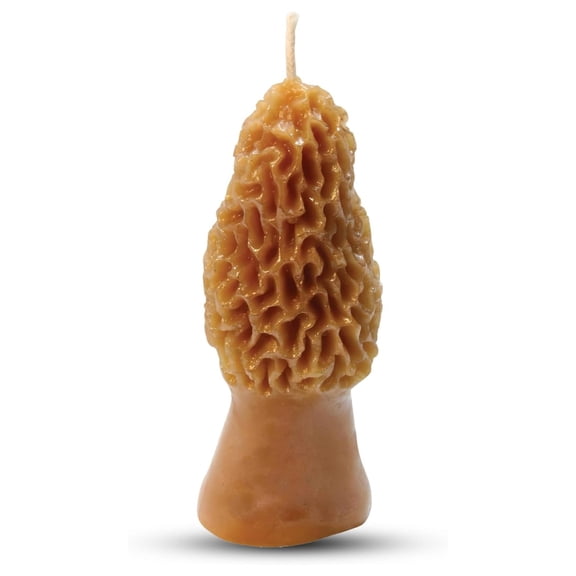 Morel Mushroom Candle Mold 4 1/2", Yellow