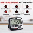 thumbnail image 2 of Temporizadores de cocina ThermoPro TM01 (paquete de 2) con cuenta regresiva/cuenta regresiva, 2 of 8