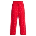 thumbnail image 5 of Valentine's Day Women's Love Scatter Graphic Fleece Pants from Way to Celebrate, Sizes S-XXXL, 5 of 5