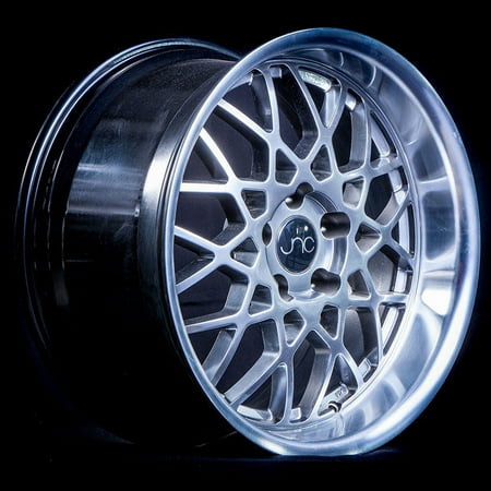 Jnc Wheels 18 Jnc016 Hyper Black Machined Lip Rim 5x1143 18x95 Inch Jnc016hbml