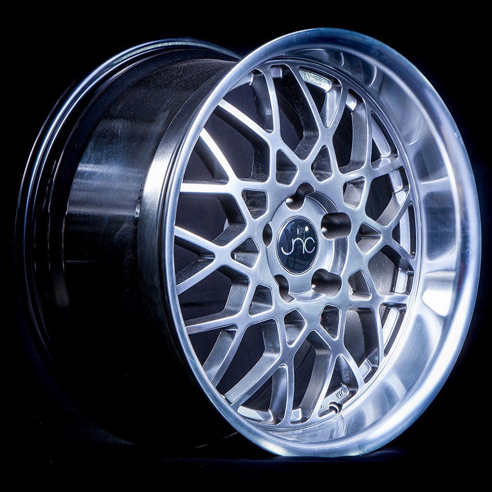 JNC Wheels 18" JNC016 Hyper Black Machined Lip Rim 5x114.3 18x9.5