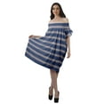 thumbnail image 2 of Moomaya Poly Crepe Casual Dress Printed Womens Cocktail Dresses Knee Long Tunic, 2 of 6