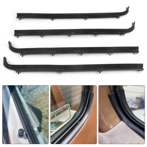 Window Belt Weatherstrip Seal Kit For 1987-97 F150 F250 F350 Bronco E7TZ1521452A