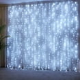 thumbnail image 5 of 300 LED Window Curtain String Light Wedding Party Garden ,White Light, 5 of 6