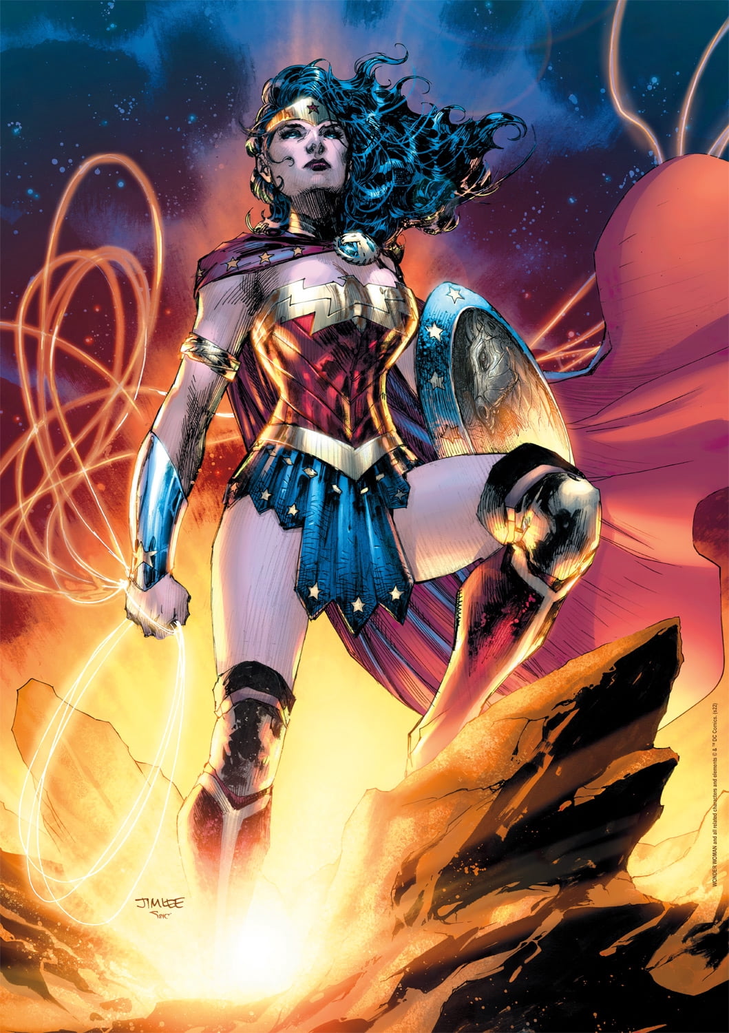 Buffalo Games 500-Piece Warner Brothers Wonder Woman Jigsaw Puzzle