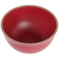 thumbnail image 3 of Gibson Home  Rockabye 4 Piece Melamine Cereal Bowl Set in Dark Pink, 3 of 5