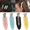 thumbnail image 3 of Xihbxyly Artículos en liquidación Pinzas para el pelo con forma de hojas para hombre y mujer, pinzas para maquillaje sin costuras, 3 of 5