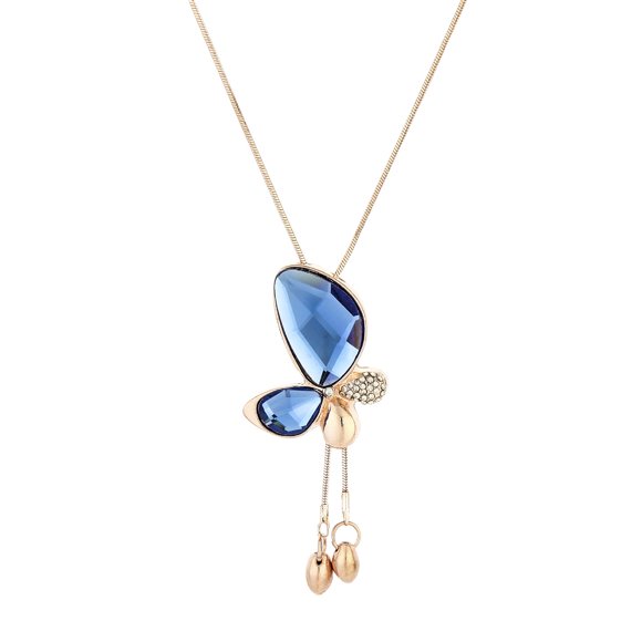 SIfdSeng Personality Long Tassel Pendant Necklace for Women Jewelry Gifts