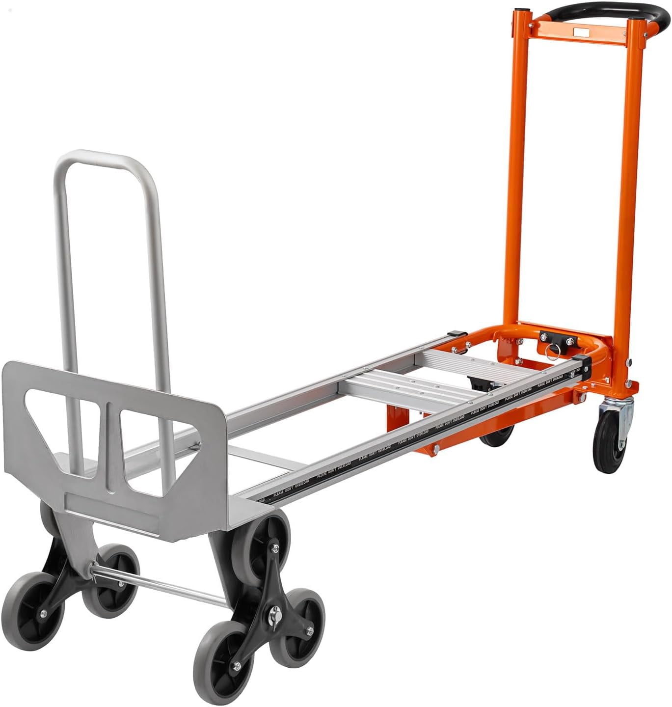 Yonopro  4 in 1 Convertible Stair Climbing Cart 1000 LBS Capacity, Heavy Duty Aluminum Hand Truck Dolly Cart with Climbing Wheel, Folding Stair Climbing Cart Trolley for Warehouse Logistics Moving