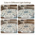 thumbnail image 7 of ODIKA 8'x10' Washable Area Rug Livingroom Vintage Boho Ornate Center Motif Large Distressed for Living Room, Under Sectional, Family , Durable, Non-Slip, 7 of 7