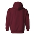 thumbnail image 5 of UGP Campus Apparel Straight Outta Cleveland - Ohio Basketball Hometown Pride Hoodie - Medium - Garnet, 5 of 6