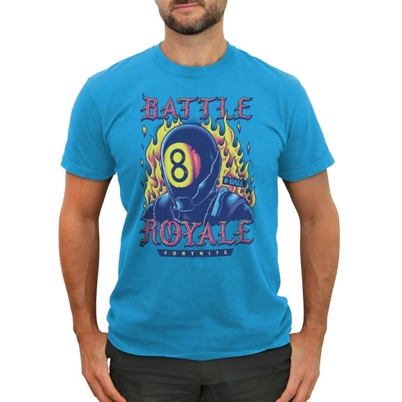 Men's Fortnite 8-Ball Battle Royale  Graphic T-Shirt