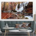 thumbnail image 1 of Ukraine Cascade en Automne - Impression sur Toile Photo de Paysage, 1 of 3