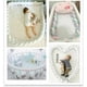 thumbnail image 3 of Cojín de cuna de bebé de 4 tejidos con diseño de serpiente, protector de terciopelo trenzado, parachoques para cama de bebé, decoración para dormitorio de recién nacidos, gris, blanco,, 3 of 5