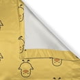 thumbnail image 4 of Ambesonne Yellow Bird Window Valance, Simplistic Ducks, 54" X 12", Mustard Apricot, 4 of 5