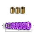 thumbnail image 3 of Purple 3D Diamond Crystal VIP Sty Manual Bubble Shifter Shift Knob Head - 150mm, 3 of 5