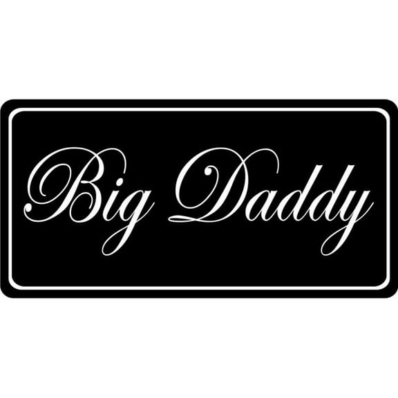 212 Main LPO1718 Big Daddy Photo License Plate
