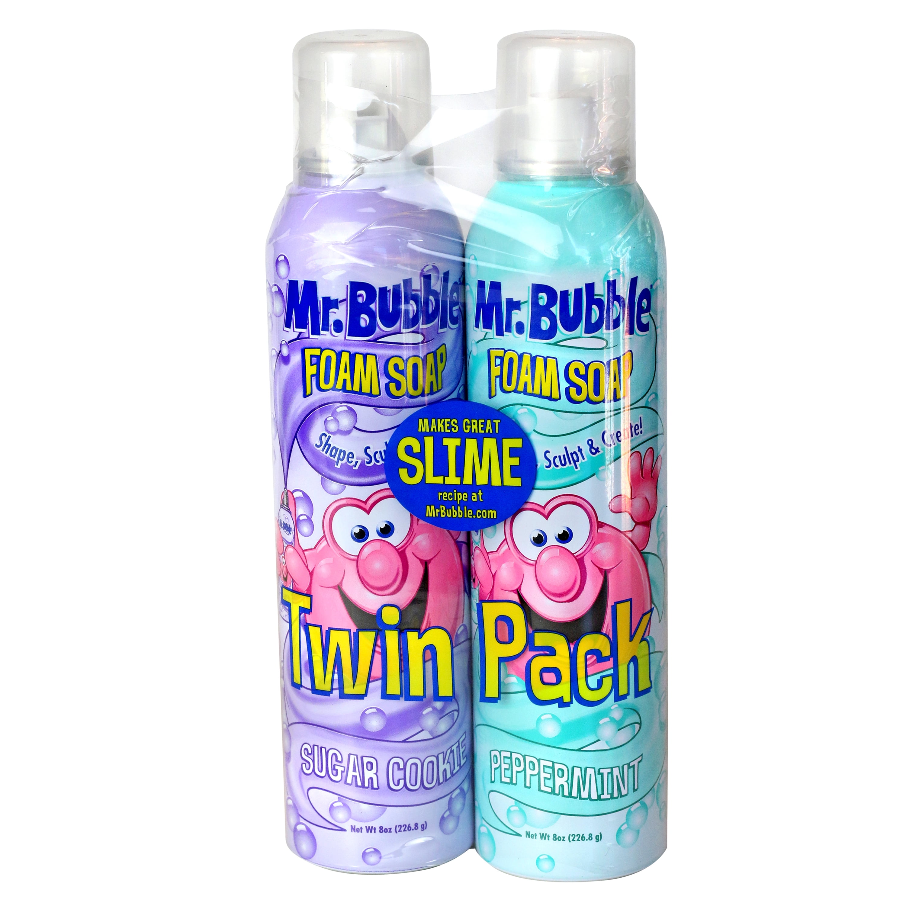 2 Pack Mr Bubble Foam Soap Rotating Colors 8 Oz Walmart Com
