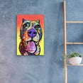thumbnail image 4 of Epic Art 'Bark Don't Bite' by Dean Russo, Acrylic Glass Wall Art, 16"x24", 4 of 8