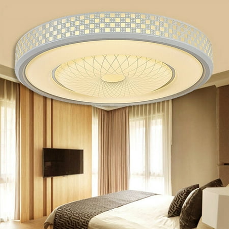 Led Ceiling Light Flush Mount Round Light Fixture Chandelier Lighting For Home Kitchen Living Room 30 30cm