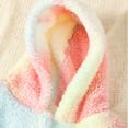 thumbnail image 5 of EnJoCho Girls Fuzzy Tie Dye Zip Pullover Sher𝗉a Hooded Sweatshirt Soft Plush Warm Fluf𝖿y Winter Tops Rainbow Cozy Fleec𝖾 Jacket, 5 of 9