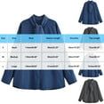 thumbnail image 3 of Wowcloth Women's Long Sleeve Plaid Shirt with Stand Collar and Scarf Style, Fashion Casual Blouse for Everyday Wear and Office Wears, 3 of 6