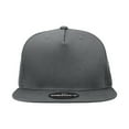 thumbnail image 2 of Decky 1040 5 Panel High Profile Structured Cotton Blend Trucker-Charcoal, 2 of 6