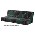 thumbnail image 3 of WRXMIJNHGSA Sofa Cover Under $15 Folding Sofa Bed Cover Solid Color Futon Armless Slipcover Polyester Elastic Fabric All Inclusive Cover, 3 of 3