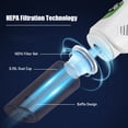 thumbnail image 5 of Vacuum cleaner,2 In 1 Nozzle Brush Nozzle With Cup Nozzle Cup Nozzle Brush 1 Handle Car With 20000pa Suction Stick With 20000pa Suction 2 In Nozzle Office Car Cleaner Stick With Car With Cup, 5 of 7
