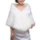 thumbnail image 1 of Minnieouse Mantón de vestido de novia para fiesta de boda, chales de felpa para mantener el calor en frío, chales de dama de honor, envolturas de hombro Prendas y trajes de cuerpo completo Minnieouse AP013187-01, 1 of 6