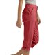 thumbnail image 4 of WILLBEST Pantalones Casuales para Mujer, Cómodos Pantalones Rectos Recortados con Bolsillos y Botones para Uso Diario, Ideales para Primavera y Otoño. Extra Grande, 4 of 6