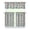 Watermelon, variant on Set of 3 Watermelon Print Tier Curtains - Summer Party Theme Semi-Sheer Kitchen Window Treatments with Rod Pocket, Fresh & Refresh Design