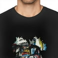 thumbnail image 3 of Jean Michel Basquiat Teen Mens T-Shirt Round Neck Short Sleeve Tops Sport Custom Tees Clothing, 3 of 5