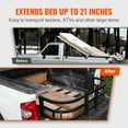 thumbnail image 3 of KFFKFF Rallonge de Caisse de Camionnette, Rallonge de Hayon avec Conception Télescopique en Aluminium, Réglable 55,5 Pouces-68 Pouces, Compatible avec Ford Super Duty, F150, Dodge Ram 1500/2500/3500, Toyota Tundra, 3 of 9