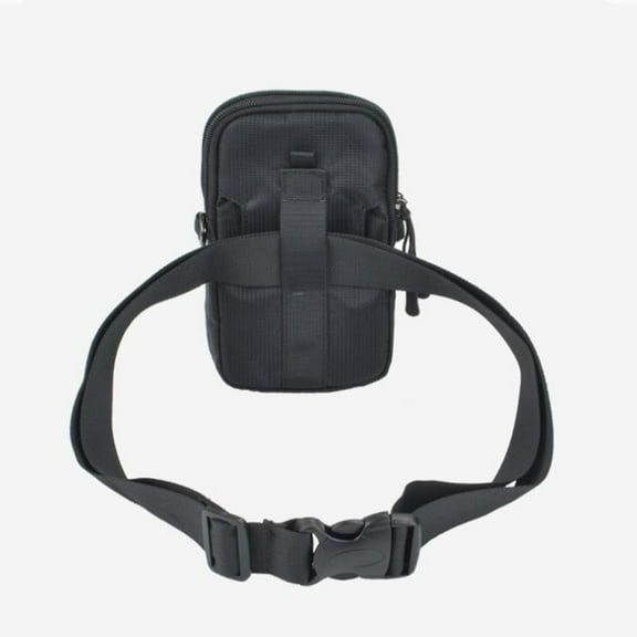 HEANUJJ Men's Black Nylon Webbing Belt Quick-Drying Adjustable Outdoor Casual Style