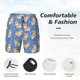 thumbnail image 3 of Fotbe Corgi Traje de Baño para Hombre – Shorts de Natación de Secado Rápido con Forro y Bolsillos-Medium, 3 of 6